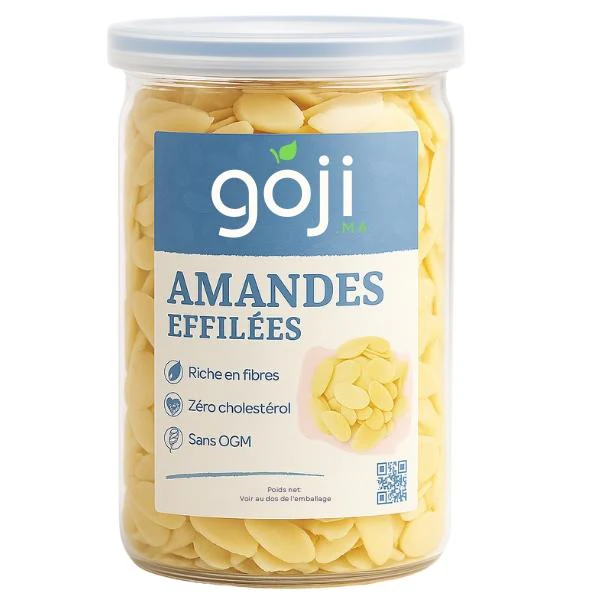 Amandes effilées, 200g - GOJI.MA