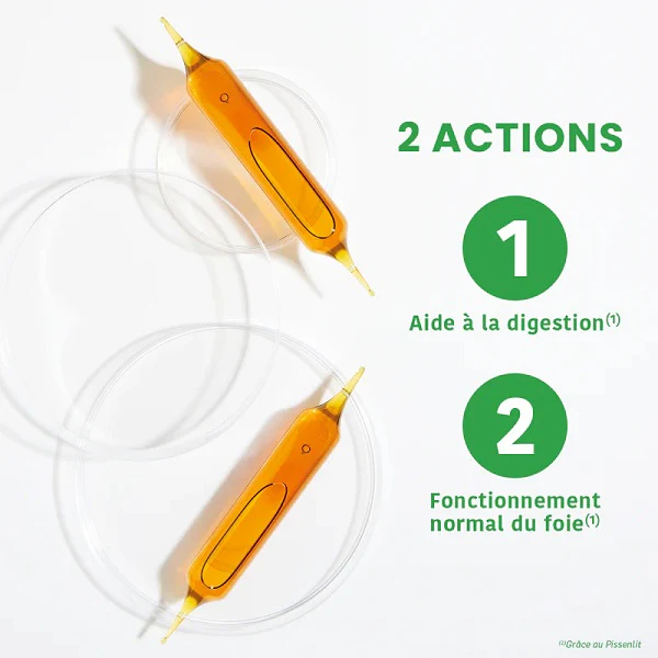 Bien-Être du Foie Bio - Hépatonic, 20 ampoules- SANTAROME BIO - Image 3