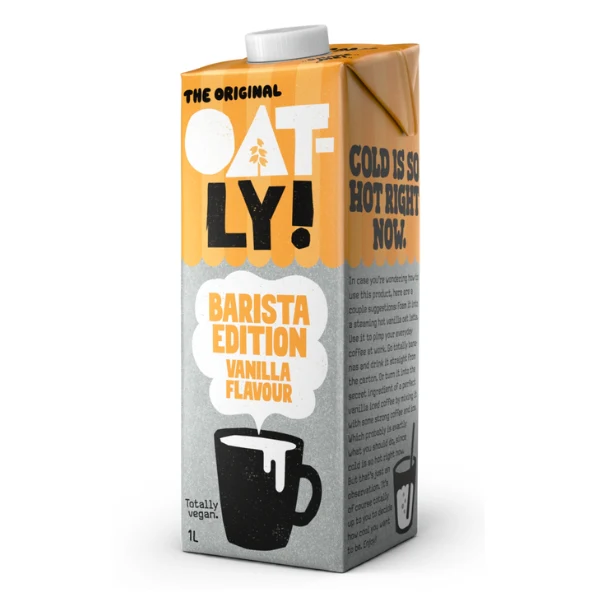 Boisson à l'avoine Barista Saveur Vanille, 1L - OATLY