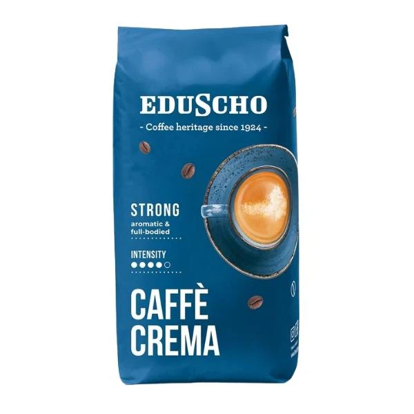 Café en grains crema INTENSE KRÄFTIG (4/5), 1kg - EDUSCHO - Image 2