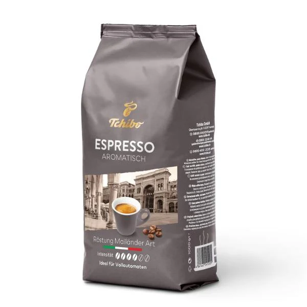Café en grains ESPRESSO AROMATISCH (4/6), 1kg - TCHIBO - Image 2