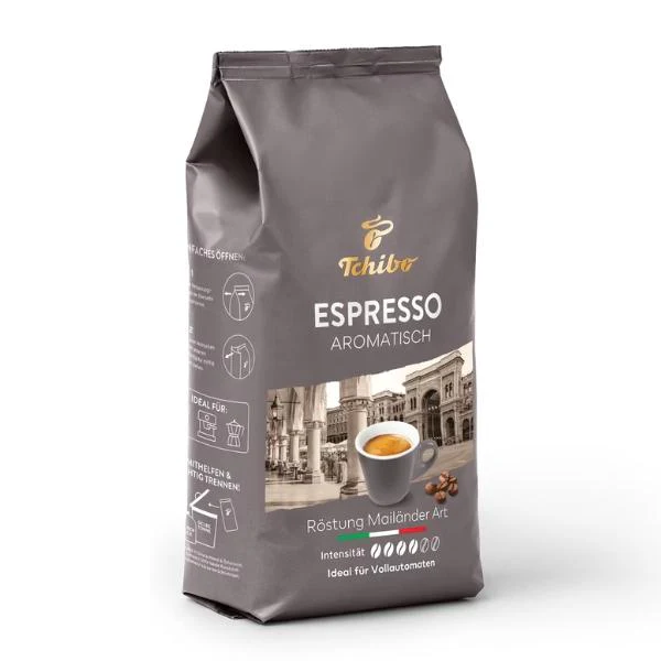 Café en grains ESPRESSO AROMATISCH (4/6), 1kg - TCHIBO - Image 3