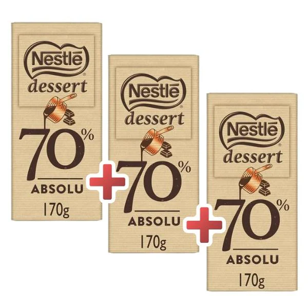 Chocolat dessert noir à 70% absolu - Nestlé - Image 2