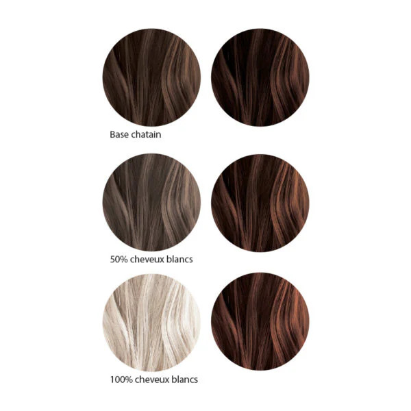 Coloration Châtain foncé 100% végétale 100g - Les couleurs de jeanne - Image 2