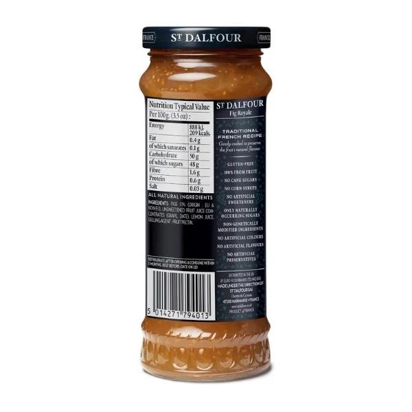Confiture de Figue Royale sans sucre ajouté, 284g - ST DALFOUR - Image 2