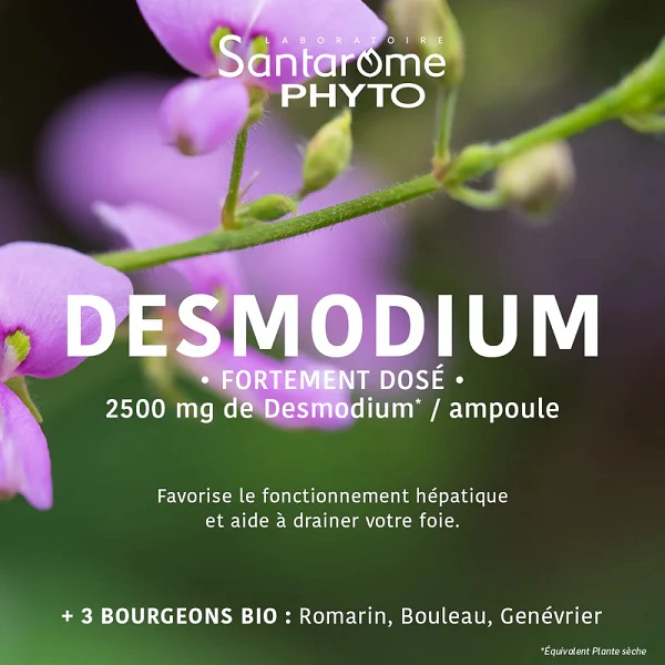 Desmodium 2500, 20 ampoules - SANTAROME BIO - Image 5