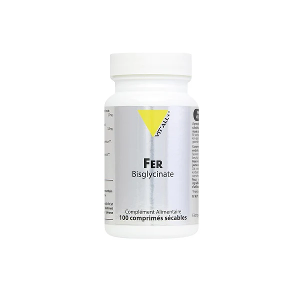 Fer Bisglycinate BIO 100 comprimés - Vital Plus
