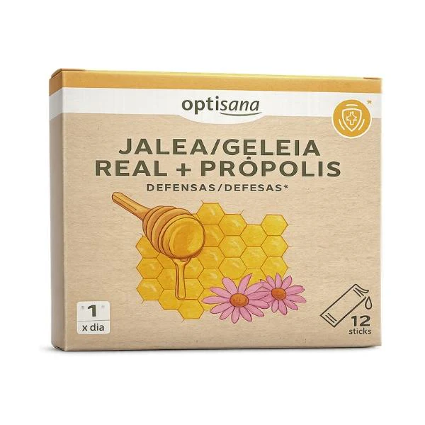 Gelée Royale et Propolis, 12 sticks - OPTISANA