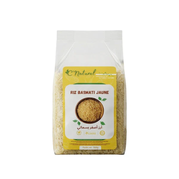 riz basmati jaune, أرز بسماتي - C'Naturel