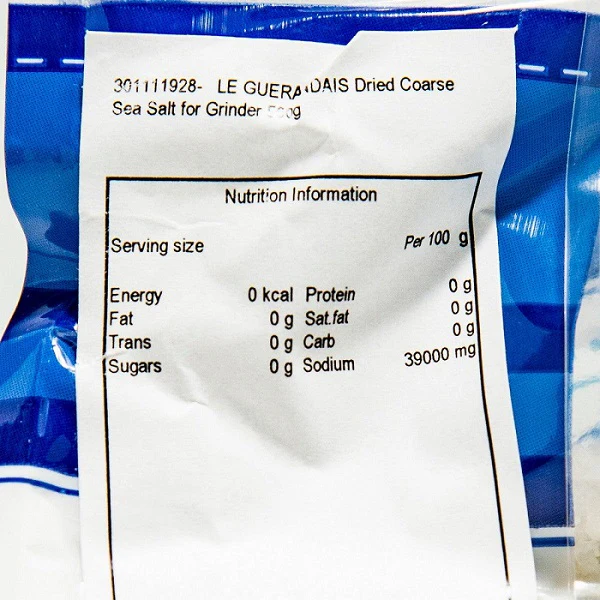 Gros sel de mer séché pour moulin, 500g - LE GUERANDAIS - Image 3