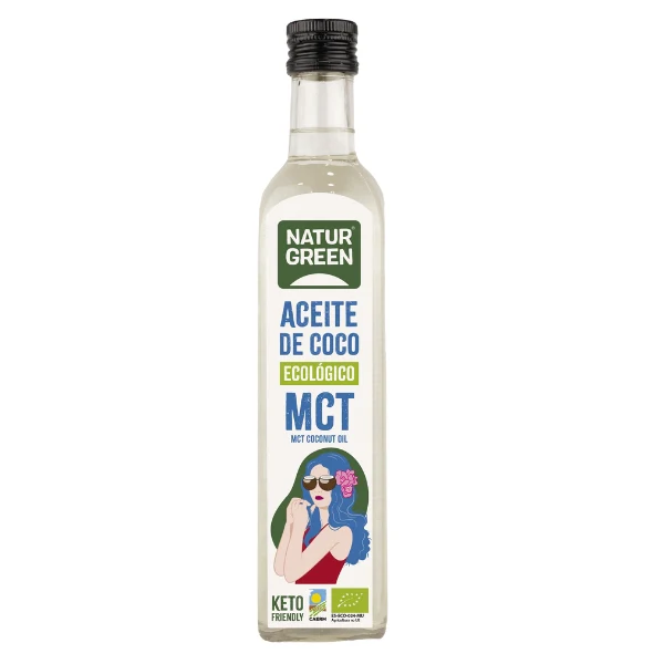 Huile MCT biologique, 500ml - NaturGreen
