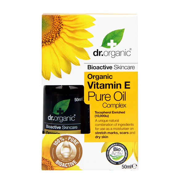 Huile pure Complexe à la vitamine E 50ml - Dr. Organic - Image 3