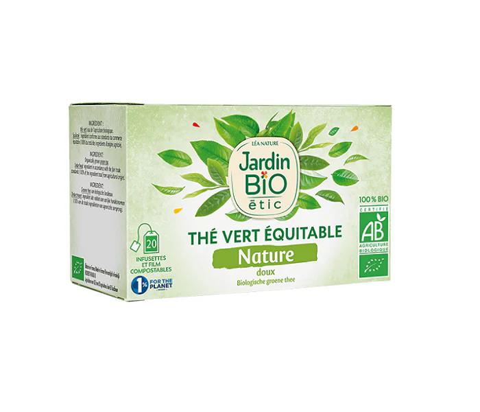 Infusion Thé vert équitable nature doux - JARDIN BIO - Image 2