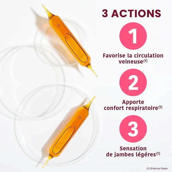 Jambes Légères Bio, 20 ampoules - SANTAROME BIO - Image 4