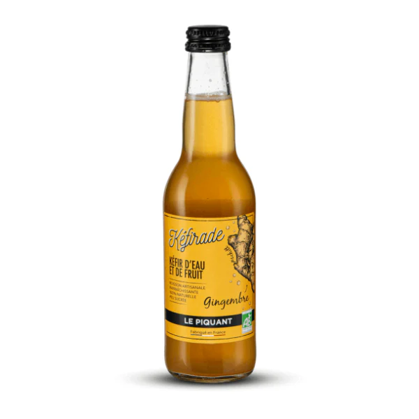 Kéfir d’Eau et de Fruit Gingembre, 33Cl - KÉFIRADE