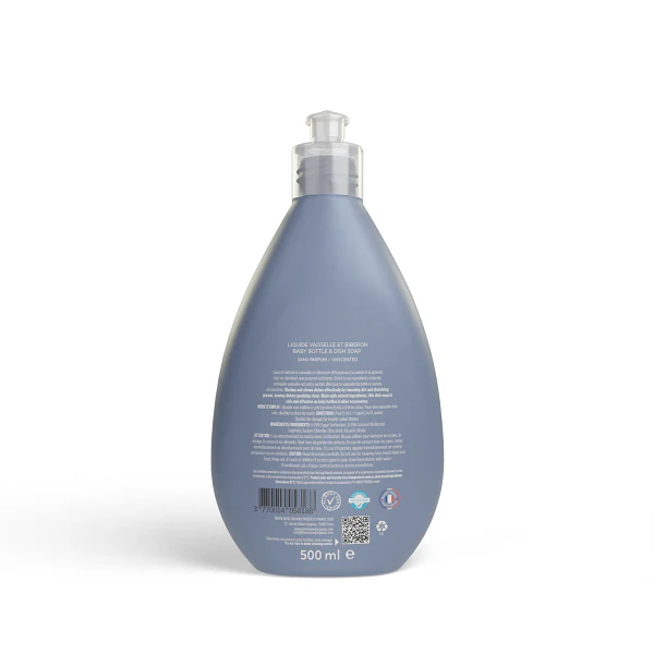 Liquide vaisselle biberon ecologique sans parfum, 500ml - GREEN MOOD - Image 3