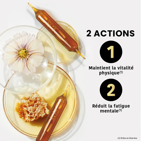Ginseng Guarana Acérola Gingembre Miel de Manuka Bio, 20 ampoules - SANTAROME BIO - Image 4