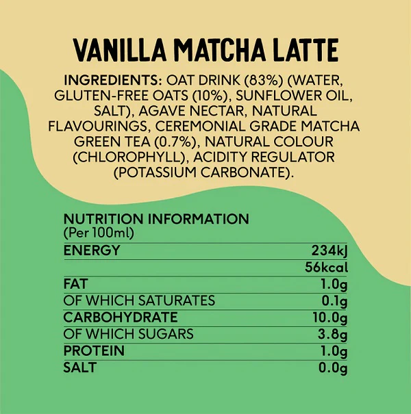 Matcha Latte Vanille, 250ml - PERFECT TED - Image 5