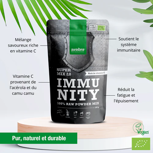 Mix Immunité en poudre, 100g - PURASANA - Image 3