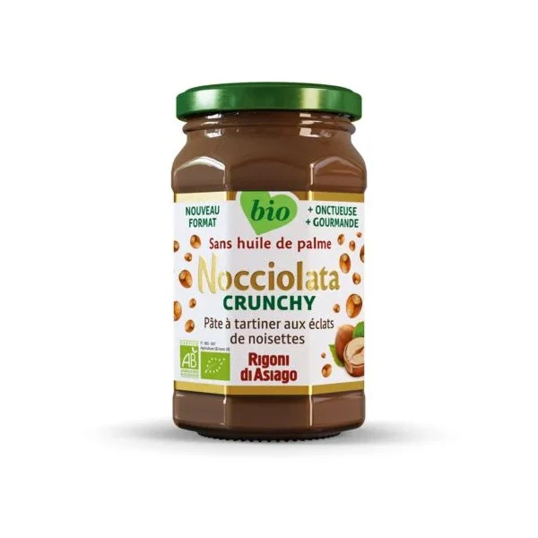 Pâte à tartiner aux éclats de noisettes CRUNCHY, 250g - RIGONI DI ASIAGO - Image 3