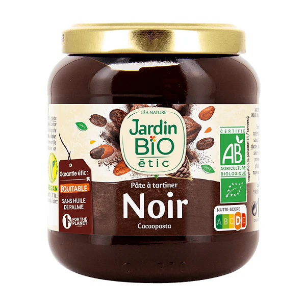 Pâte à tartiner chocolat noir forte en cacao - Jardin Bio etic - Image 2
