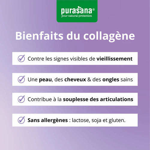 Poudre de collagène mûre, 240g Feel beautiful collagen - PURASANA - Image 3