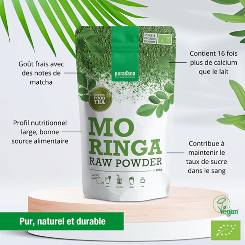 Poudre de Moringa, 200g - PURASANA - Image 3