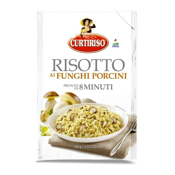 Risotto al funghi porcini, 175g - CURTIRISO - Image 2