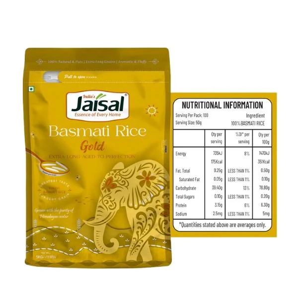 Riz Basmati Gold Jaisal – Vieilli, Extra Long & Aromatique - JAISAL ORGANIC - Image 4