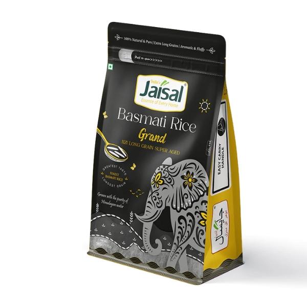 Riz Basmati Grand Jaisal 1121, Super Vieilli, Grains Extra Longs - JAISAL ORGANIC - Image 3
