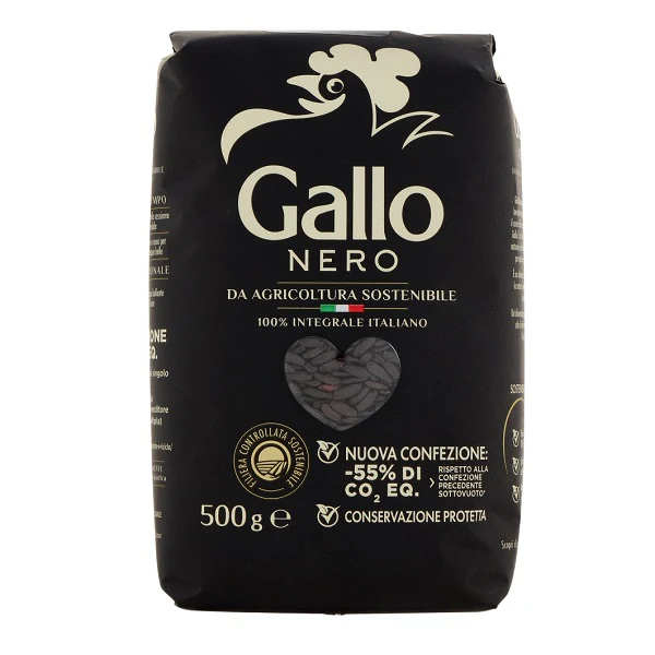 Riz NOIR Complet, agriculture durable, -55% CO2eq - GALLO