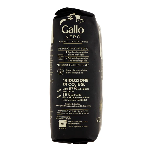 Riz NOIR Complet, agriculture durable, -55% CO2eq - GALLO - Image 4