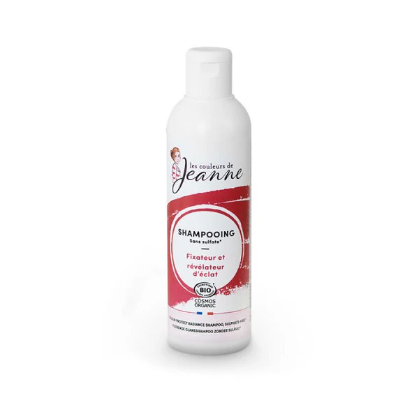 Shampoing Fixateur et révélateur d’éclat, sans sulfate - Les couleurs de jeanne