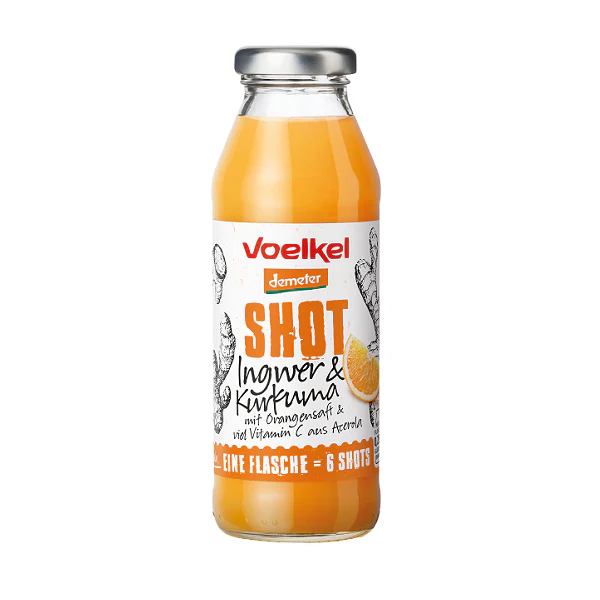 Shot de gingembre et de curcuma, 280ml - Voelkel - Image 2