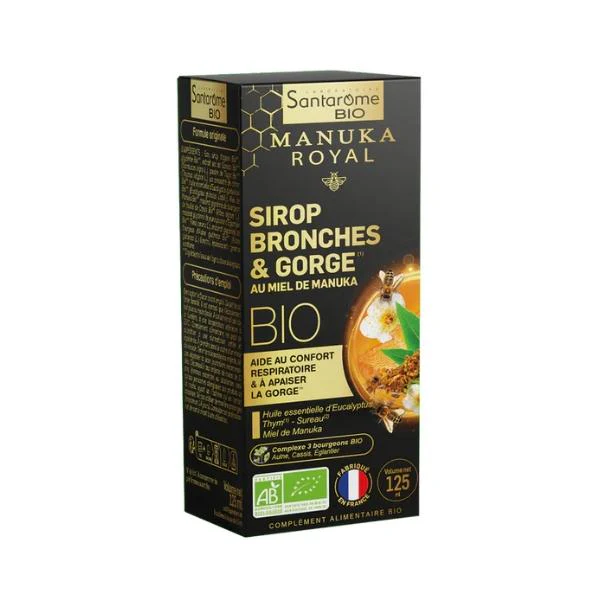 Sirop Bronches & Gorge au Miel de Manuka Bio - SANTAROME BIO - Image 2