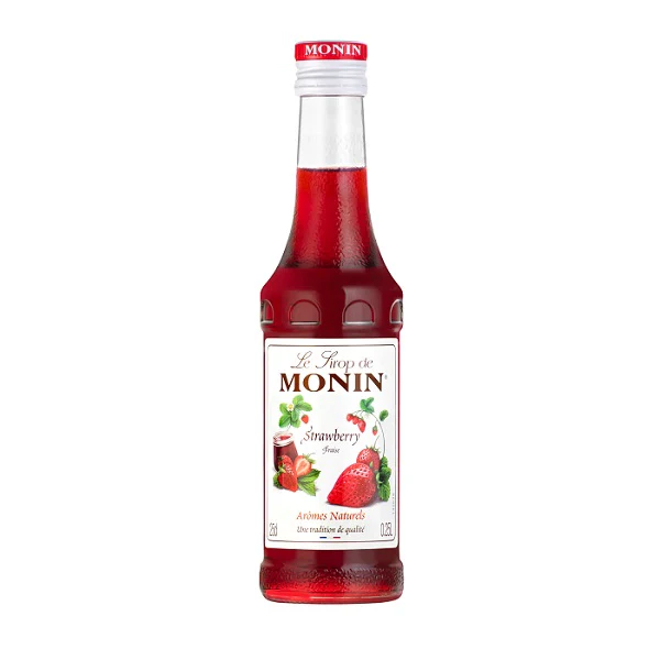 Sirop saveur Fraise - LE SIROP DE MONIN