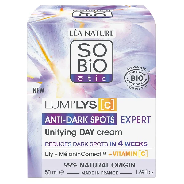 Soin du JOUR unifiant anti-tâches, 50ml - So' Bio ETIC - Image 3