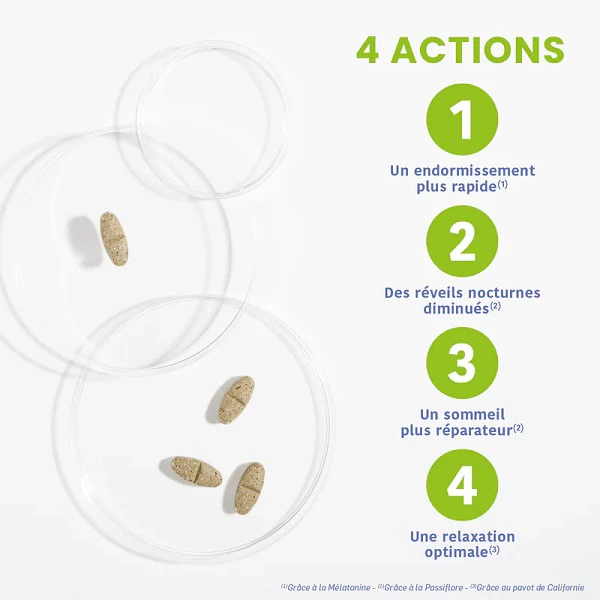 Somnifor 4 ACTIONS, 30 comprimés - SANTAROME BIO - Image 4