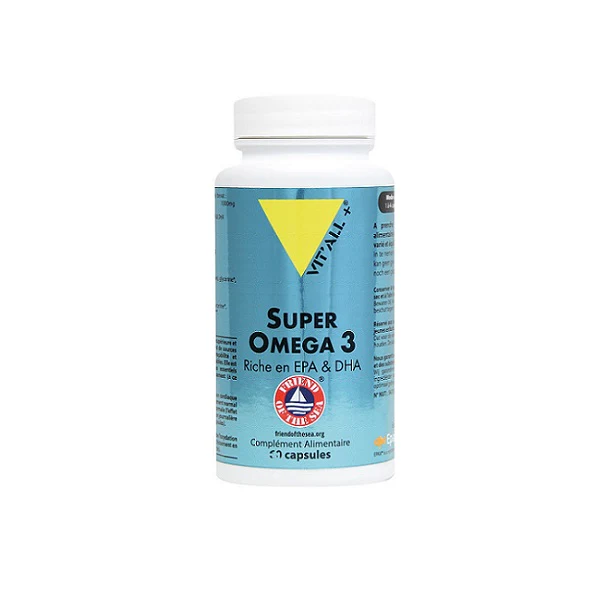 Super Oméga 3 1000Mg 30 Capsules- Vital Plus