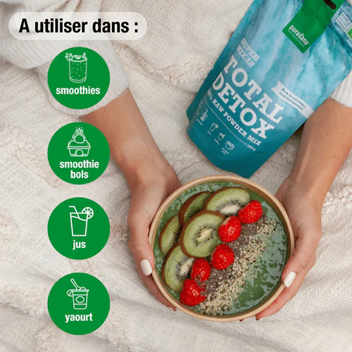 Total Detox Mix 2.0 en poudre, 250g - PURASANA - Image 3