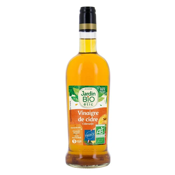 Vinaigre de cidre de pomme, 75cl - Jardin bio etic - Image 3