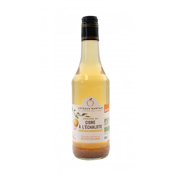 Vinaigre de cidre échalotes Bio Demeter - Côteaux Nantais خل التفاح